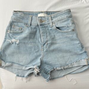 H&M Light Blue Denim Jean Shorts